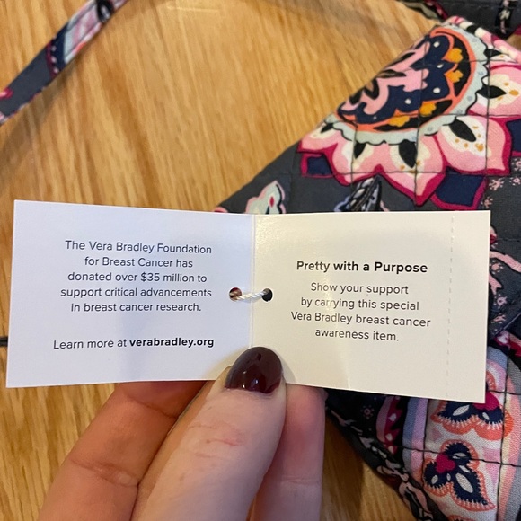 NWT Vera Bradley Carson Cellphone Crossbody Bag in Felicity Paisley - Picture 4 of 11